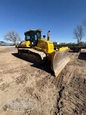 Used Komatsu Bulldozer in yard